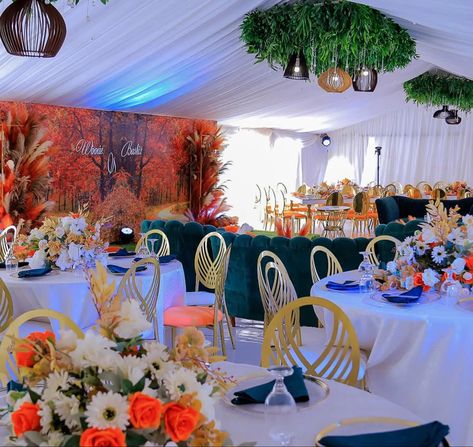 Kwanjula decoration Tokri Decor Wedding, Kikuyu Traditional Wedding Decor, Rajwada Theme Wedding Decor, Coconut Leaf Mandap Decoration, Wedding Decorations In Uganda, Kwanjula Decor Uganda, Muslim Wedding Decorations, Anniversary Food, Wedding Ceremony Setup