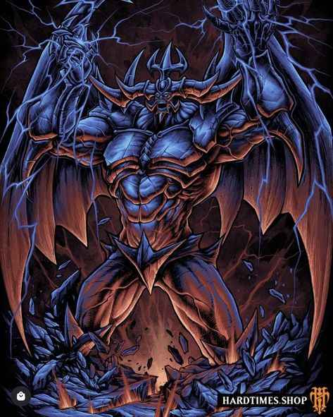 Obelisk The Tormentor, Harley Davidson Wallpaper, Manga Tattoo, Yugioh Monsters, Illustration Studio, Tshirt Illustration, Monster Cards, Body Reference Drawing, Kaiju Monsters