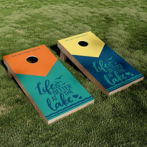 Wedding Cornhole, Cornhole Boards Designs, Cornhole Designs, Backyard Entertaining, Corn Hole, Cornhole Bags, Boho Minimalist, Cornhole Set, Quote Life