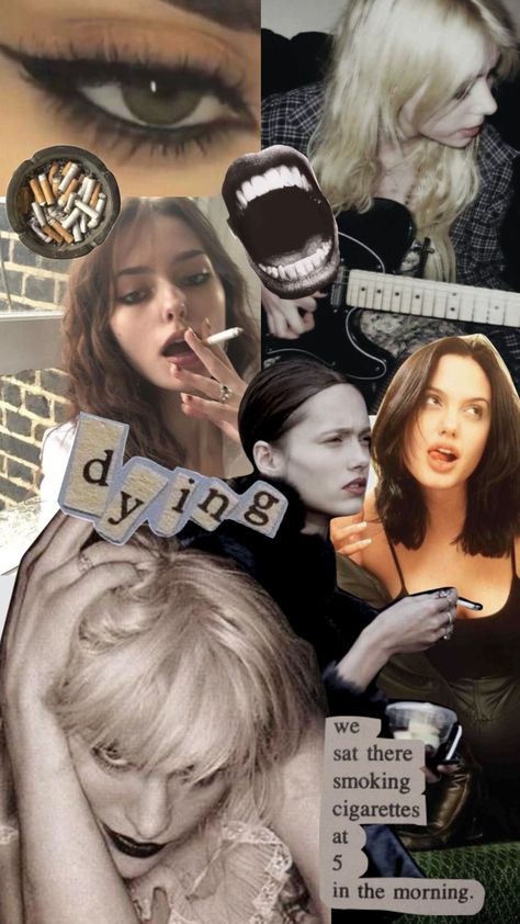 Aesthetic Collage, Grunge Aesthetic, Mood Board, Collage, Music