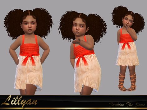 Dress in 1 model . Found in TSR Category 'Sims 4 Toddler Female' Red Toddler Dress, Princess Dress Short, Baby Ariel, Sims 4 Children, Sims 4 Dresses, Sims 4 Toddler, Sims 4 Downloads, Sims 4 Collections, Toddler Costumes