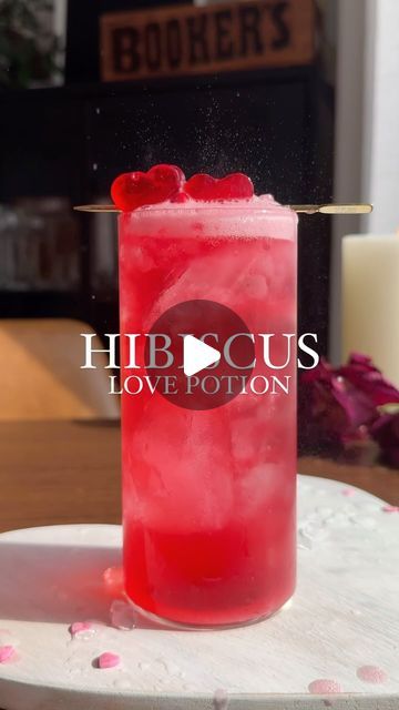 194K views · 15K likes | Nikki Sips 🤘🏻🍸 on Instagram: "I love a good fruity drink, and this one, sheeeesh! She’s gorgeous bc hibiscus, and she has a little bite from the ginger syrup. I think Cupid got me cause I am in LOVE. 😍   ____  Hibiscus Love Potion  You’ll Need: 1/4 oz ginger syrup 1/2 oz simple syrup 2 oz hibiscus tea 1.5 oz vodka 1/2 oz fresh squeezed lemon juice Top with @qmixers hibiscus ginger beer Garnish with some of my vodka gummy hearts (recipe on my page!)  Steep some hibiscus tea and let cool.  In a shaker, combine vodka, ginger syrup, simple syrup, hibiscus tea, and lemon juice.  Shake for 8 seconds.  Strain over fresh ice and top with hibiscus ginger beer.  Garnish with some vodka gummy hearts and fall in love 🥰🫶🏼🥂  ____  #yourqmixers #gingerbeer #hibiscus #vale Gummy Hearts, Bartending 101, Hibiscus Drink, Ginger Ice Cream, Squeezed Lemon, Cocktail Photography, Ginger Syrup, Ice Cream Floats, Fruity Drinks