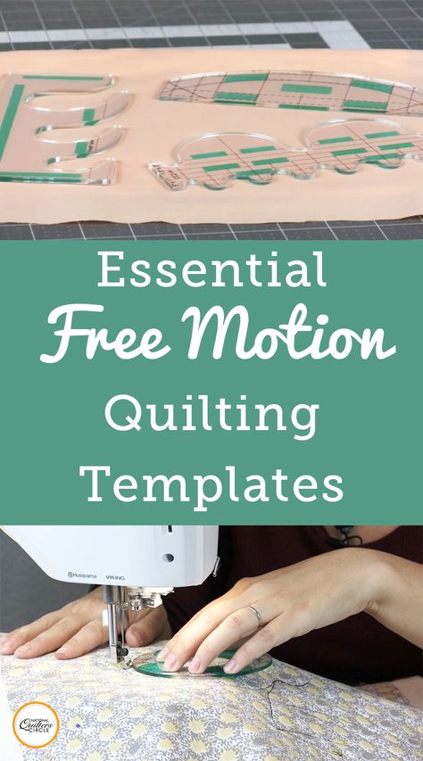 How To Make A Quilt Template, Sewing Machine Quilting Templates, Free Motion Quilting Patterns Sewing Machines, Plastic Quilting Templates For Machine Quilting, Free Motion Quilting With Rulers, Quilting Rulers Templates, Quilting Rulers Free Motion, How To Use Quilting Templates, Free Motion Quilting Tutorial Videos