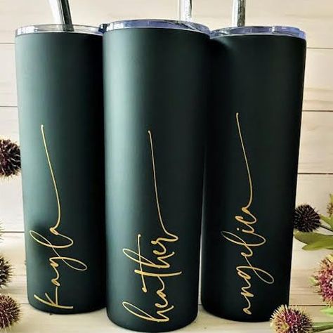 Water Bottles Diy, Bachelorette Party Tattoo, Bridesmaid Glasses, Mosquito Repelling, Bottles Diy, Party Tattoos, Customized Bridesmaid Gifts, Bridesmaid Tumbler, Royal Blue Wedding