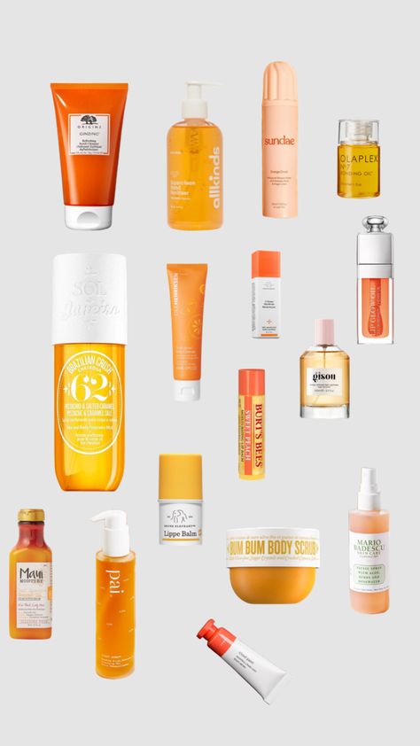 Forest Packaging, Orange Skincare, Orange Products, Preppy Orange, Font Pack, Orange Makeup, Orange Dream, Makeup Package, Ole Henriksen