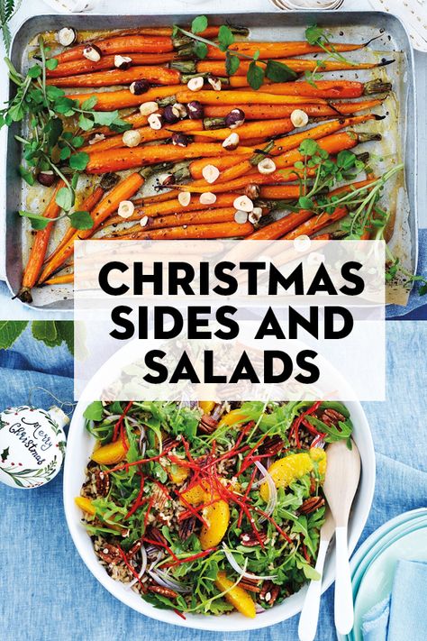 Christmas Lunch Menu, Christmas Vegetables, Christmas Salad Recipes, Lunch Sides, Christmas Side, Christmas Sides, Christmas Salads, Christmas Recipes Easy, Xmas Dinner