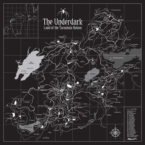 Underdark Map Underdark Map, Elven Words, Out Of The Abyss, Tabletop Games Miniatures, Best Rpg, Dnd 5e Homebrew, Fantasy Maps, Area Map, Forgotten Realms