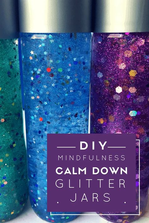 Calming Bottle, Calming Jar, Glitter Bottles, Calm Down Jar, Calm Down Bottle, Sensory Bottle, Kerajinan Diy, Glitter Jars, Sensory Crafts