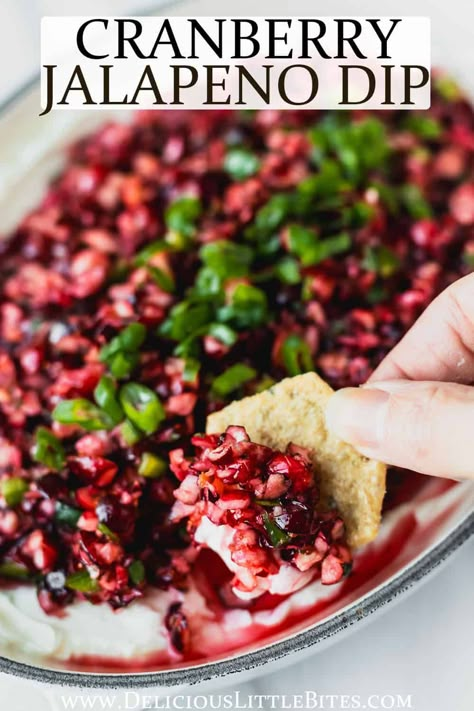 Cranberry Jalapeno Dip, Cranberry Appetizer, Jalapeno Cream Cheese Dip, Homemade French Onion Dip, Jalapeño Dip, Cranberry Dip, Cranberry Jalapeño, Cream Cheese Recipes Dip, Cranberry Salsa