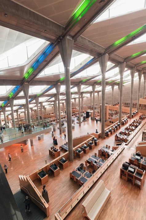 23 of the most incredible libraries around the world – Vogue Australia Bibliotheca Alexandrina, Libraries Around The World, George Peabody Library, Peabody Library, Unique Library, St Florian, America Images, Old Libraries, Dream Library