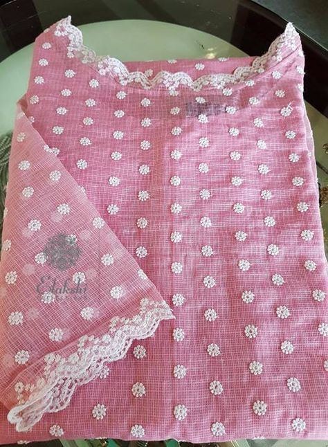 Kurti Sleeves Design, Churidar Designs, Kurta Patterns, Salwar Designs, Kurti Designs Latest, Kurta Neck Design, Cotton Kurti Designs, Dress Neck Designs, Embroidered Blouse Designs