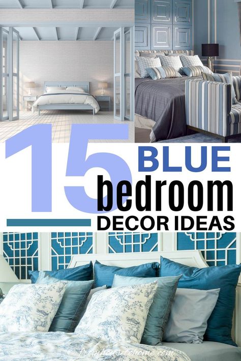 15 blue bedroom decor ideas with pictures Blue Bedrooms Ideas For Women, Relaxing Blue Bedroom Ideas, Light Blue Bedrooms Ideas, Blue And White Bedrooms Master, Decorating A Blue Bedroom, How To Decorate A Blue Bedroom, Bright Blue Bedroom Ideas, Light Blue Bedroom Ideas For Couples, Bedroom Inspirations Blue And White