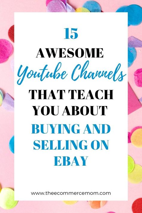 Get all the best tips from the reseller community on youtube by watching these great youtubers work in their reselling business. Learn how to start a reselling business, sell on ebay, sell on Amazon, and ship things sold on ebay. Ebay Office, Best Youtube Channels, Inventory Organization, Ebay Selling Tips, Reselling Business, Ebay Hacks, Ebay Business, Thrift Store Crafts, Buying And Selling