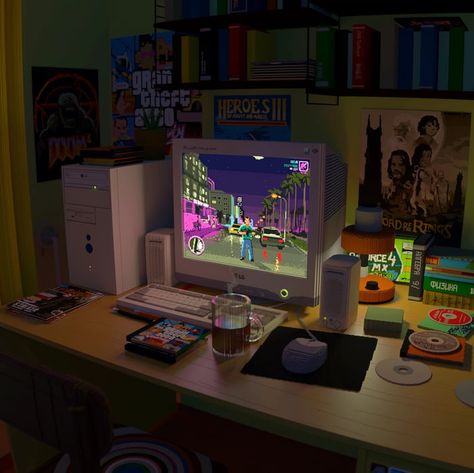 Gta Vice City, Retro Games Room, Grove Street, Vice City, Retro Gadgets, 8bit Art, Retro Room, New Retro Wave, Time Games