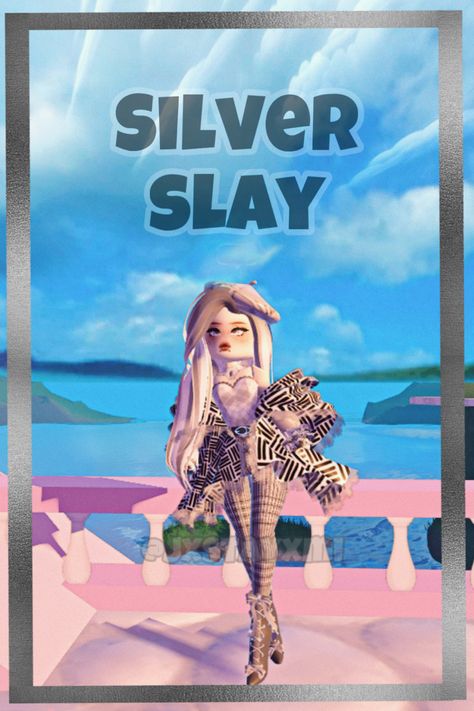 Silver Slay Royale High, Royale High Sunset Island, Island Fits, Dripping In Diamonds, Royals High, Royal High Outfits Ideas Cheap, Sunset Island, Rh Fits, Slay Outfits