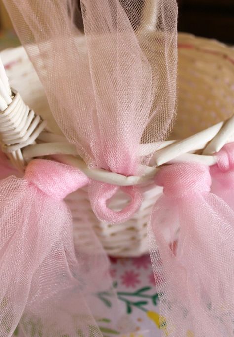 Tutu Easter Basket, Fabulously Frugal, Diy Tutus, Basket Diy, Pottery Barn Inspired, Trendy Baby Shower Ideas, Diy Baby Shower Gifts, Diy Baby Gifts, Easter Basket Diy