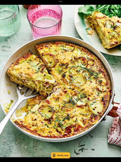 Crab Frittata, Wimbledon Recipes, Magazine Recipe, Healthy Picnic, Frittata Recipe, Frittata Recipes, The Firm, Cooking Together, Potato Dishes