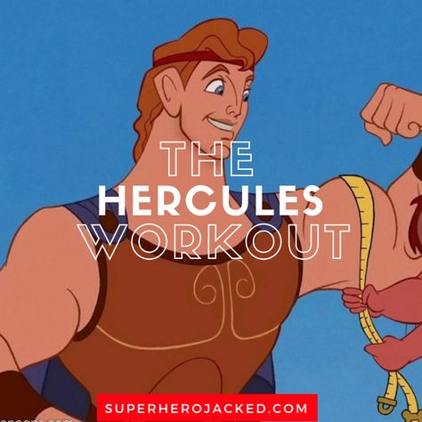 Hercules Workout Routine: Train like a Demigod and Son of Zeus – Superhero Jacked Superhero Workouts, Hercules Workout, Hercules Marvel, Hercules Characters, Super Hero Training, Hero Training, Superhero Jacked, Celebrity Workouts, Hero Workouts