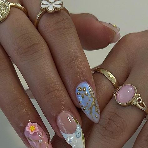 Yesenia on Instagram: "a Disney Princess inspired set 🎀🌷🫐🤍 Used inspos from @realhotgurlnails & @nailedbyvalz <3 . . . . #nails #nailsofinstagram #phxnails #phxnailtech #aznailtech #aznails #nails #princessnails #disneynails #charmnails #pinknails #freestylenails #nails #nailpromo #downtownphxnails" Sleeping Beauty Nails Aurora, Repunzal Tangled Inspired Nails, Aurora Sleeping Beauty Nails, Princess Aurora Nails, Disney Princess Inspired Nails, Disney Nails Almond Shape, Princess Nails Acrylic, Tangled Rapunzel Nails, Disney Nail Designs Princesses