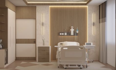 Luxurious Hospital Room, Hospital Room Interior Design, Hospital Vip Room Interior Design, Nurses Station Design, Hospital Bathroom Design, Patient Room Interior Design, Medical Room Design, Luxury Hospital Room, Hospital Design Interior