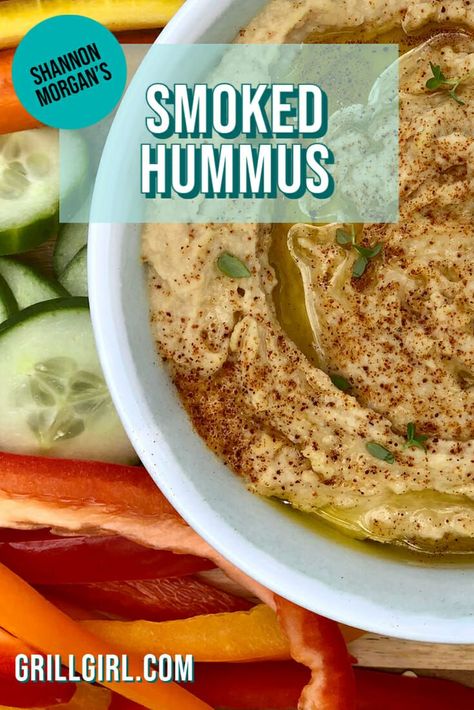 Recipe For Hummus, Pellet Smoker Recipes, Chef Grill, Grilled Carrots, Big Green Egg Recipes, Hummus Ingredients, Green Egg Recipes, Smoked Food, Smoked Cooking