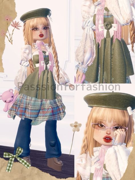 Cottagecore Outfits Dress To Impress, Mori Kei Dress To Impress, Cottagecore Dti, Going To Work Dress To Impress, My Idol Dress To Impress, Barbie Costumes, Make Outfits, Ken Barbie, Clothes For Dolls