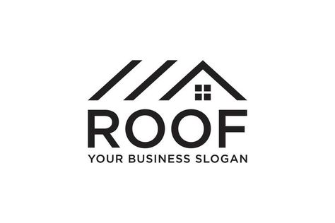 Roof Logo Design, Roofing Company Logos, Roof Logo, Apartments Building, Roofing Logo, Roofing Business, Construction Company Logo, Construction Logo Design, Business Slogans