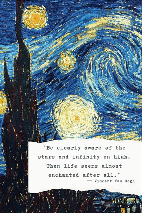 “Be clearly aware of the stars and infinity on high. Then life seems almost enchanted after all.” ― Vincent Van Gogh #vangogh Infinity On High, Night Poem, Vincent Van Gogh Quotes, Van Gogh Quotes, Fashion Sketchbook Inspiration, Star Quotes, Van Gogh Art, Fashion Sketchbook, Introverted