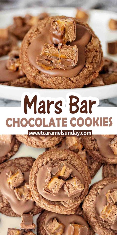 Mars Bars, Chocolate No Bake Cookies, Super Cookies, Mars Bar, Chocolate Biscuits, Dessert For Two, Delicious Cookie Recipes, Bar Cookies, Easy Baking Recipes Desserts