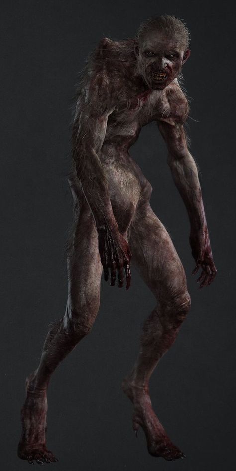 Werewolf elder Demonic Werewolf, Werewolf Concept Art, Demon Werewolf, Zombie Werewolf, Scary Werewolf, Werewolf Monster, Werewolf Vs Vampire, Dark Creatures, Beast Creature