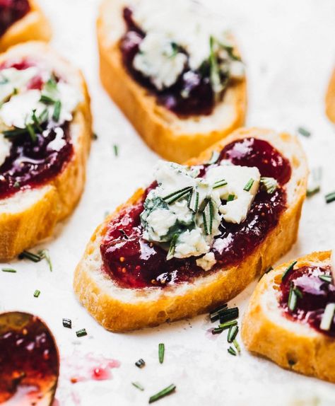 Jam For Canning, Fig Jam Crostini, Heartbeet Kitchen, Jam Canning, Canning Jam Recipes, Fig Season, Canning Recipe, Quick And Easy Appetizers, Honey Almonds