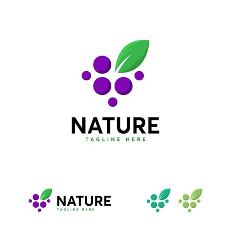 Nature Grape logo designs, Pure Grape logo designs template, Great Grape logo template Grape Logo, Photoshop Keyboard, Fruit Logo Design, Fruit Logo, Logo Food, Logo Design Template, The Nature, Identity Logo, Logo Designs