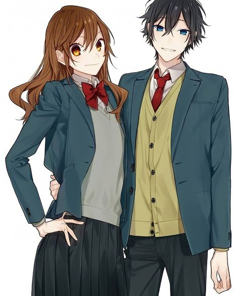 Horimiya Official Art, Kyoko Hori, Best Romance Anime, Academia Wallpaper, Evil Anime, Anime Couples Manga, Amazing Spiderman, Fanarts Anime, Manga Illustration