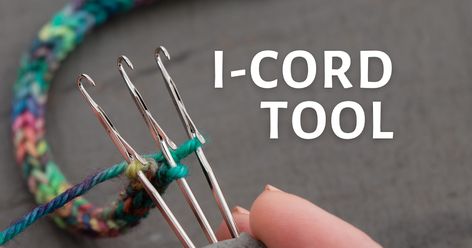 I-Cord Knit Tool: Everything You Need To Know Unusual Crochet, Yarn Tutorials, Miniature Knitting, Knitted Wire, Card Weaving, French Knitting, Lace Weight Yarn, Knitting Tools, I Cord