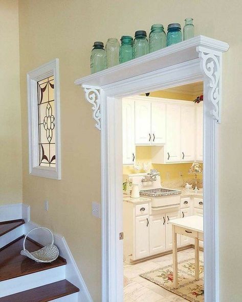 Vintage Kitchen Ideas Cottage, Archway Decor Living Room, Pantry Hacks, Floral Room, Kitchen Cleaning Hacks, Kitchen Cleaning, Yahoo Mail, Diy Home Improvement, Cottage Homes