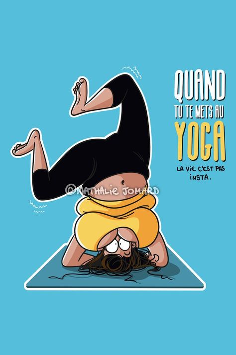 Illustration Funny, Yoga Illustration, Funny Yoga, Pranayama, Portfolio, Yoga, Illustrations, Humor, Funny