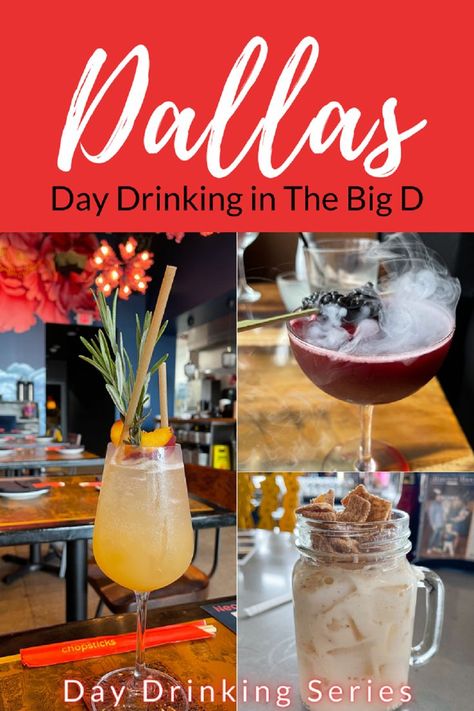 Another Day Drinking adventure - this time in the Big D, Dallas. Come along to Deep Ellum as we tour the best bars in search of cocktails and snacks. Texas Cocktails, Dallas Bars, Dallas Food, Best Bars, Day Drinking, Food Tours, Cool Bars, Another Day, Fun Drinks