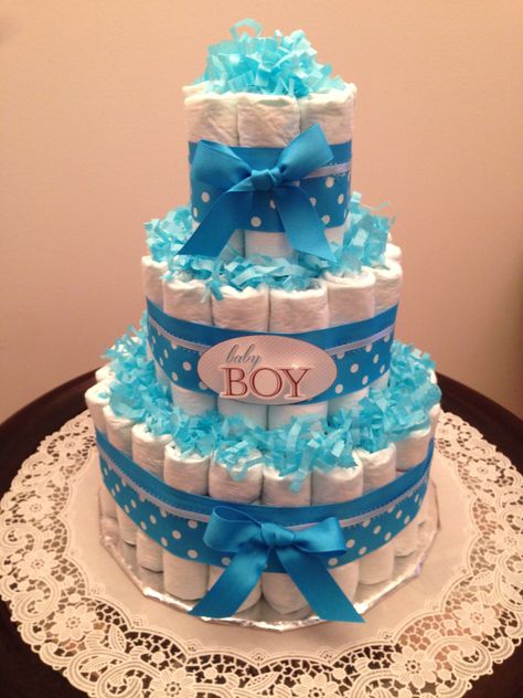 Pamper Cake Ideas, Pamper Cake, Baby Shower Baskets, Nappy Cakes, Baby Shower Crafts, Baby Shower Diaper Cake, Baby Diaper Cake, Diy Baby Shower Gifts, Baby Room Inspiration