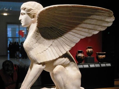 I got: Sphinx! Which Mythological Greek Monster are you? Sphinx Mythology, Ancient Greece Art, Greek Monsters, Greece Art, The Sphinx, Grave Markers, Roman Sculpture, Greek And Roman Mythology, Ancient Sculpture