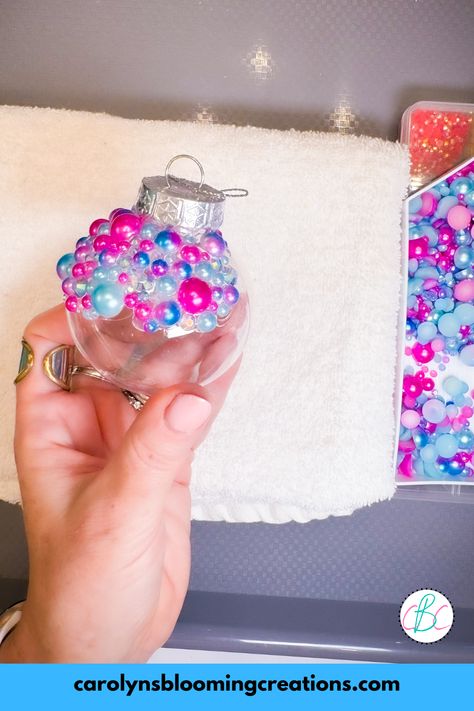 How to Make DIY Rhinestone and Pearl Bling Ornaments — DIY Home Improvements Carolyn's Blooming Creations Rhinestone Ornaments Diy, Bling Crafts Ideas Diy Projects, Bling Ornaments, Braided Waves, Diy Home Improvements, 90s Theme Party, Rhinestone Ornaments, Best Self Tanner, Abc Art