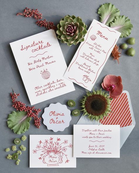 Italian Stationary, Tomato Wedding, Planning 2024, Italian Wedding Invitations, French Riviera Wedding, Couples Inspiration, Classy Wedding Invitations, Mediterranean Wedding, Portugal Wedding