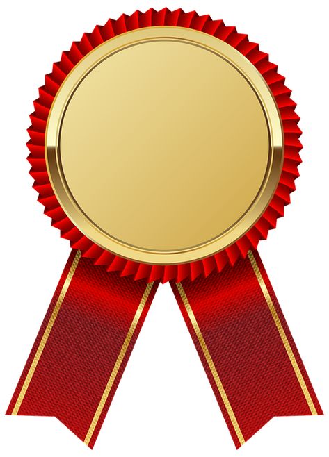 Badge Icon - Free image on Pixabay Award Ribbon, Gold Medal, Free Png, Transparent Png, Png Image, Png Images, Resolution, Ribbon, High Quality