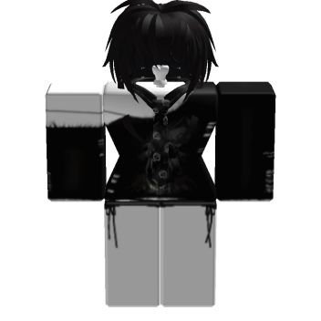 R6 Goth Avatar, Roblox Fem R6 Fits, Roblox Avatars Girl R6, Emo Outfits Roblox Girl, Roblox R6 Fits Girl, Emo Y2k, Pretty Punk, Pelo Anime, Anime Rapper