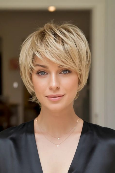 Looking for a fresh new hairstyle? Explore the world of shaggy short haircuts! Embrace the effortless vibe of short shag hairstyles that perfectly blend style and low maintenance. Whether you're into edgy looks or a more relaxed vibe, shaggy haircuts can cater to your unique style. Switch up your look with versatile short shaggy haircuts that scream cool and confidence. Dare to be different with a chic yet trendy hairstyle that adds texture and movement to your overall appearance. Shaggy Short Haircuts, Wolf Cut Short, Short Shaggy Hair, Short Shaggy Haircuts, Edgy Looks, Short Shag Hairstyles, Shaggy Haircuts, Shaggy Hair, Short Shag