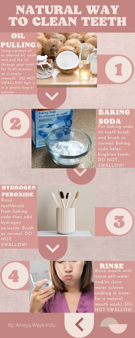 Natural Toothpaste Recipe, Clove Water, Diy Mouthwash, Baking Soda Teeth, Diy Toothpaste, Toothpaste Recipe, Homemade Mouthwash, Brighten Teeth, Natural Mouthwash