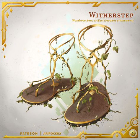 ArtStation - Witherstep, Ari God Of Earth, D D Items, The Pantheon, Dnd Dragons, Dnd 5e Homebrew, Greek Design, Saving Grace, Fantasy Props, Magic Design