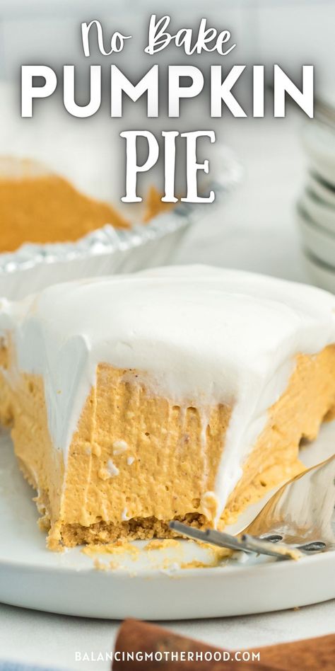 No Bake Pumpkin Cheesecake With Cool Whip, Pumpkin Cream Pie No Bake, Cool Whip Pumpkin Pie, Pumpkin Cheese Pie, Pumpkin Pudding Pie, Easy No Bake Pumpkin Pie, Pumpkin Pie No Bake, Pumpkin Chiffon Pie Recipe, No Bake Pumpkin Pie Cheesecake