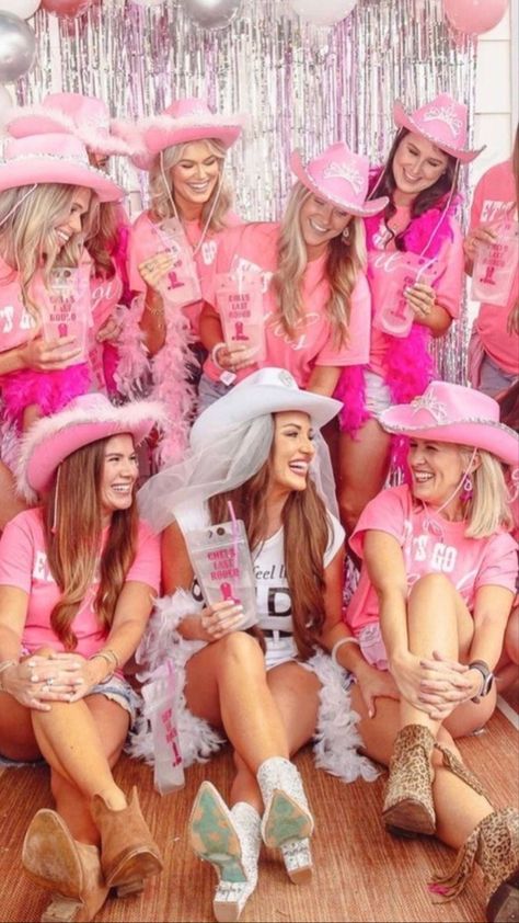 Bach Party Themes Bachelorette Weekend, Cowgirl Bachelorette Party Outfits, Last Rodeo Bachelorette Party, Final Flamingle, Rodeo Bachelorette Party, Diy Bachelorette, Last Rodeo Bachelorette, Bachelorette Party Theme, Rodeo Bachelorette