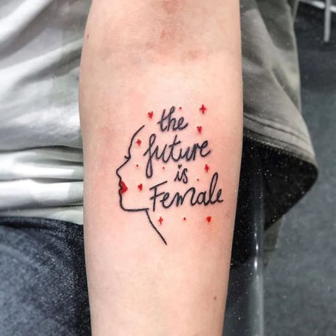 Womens Rights Tattoo, Women Empowerment Tattoo, Feminism Tattoo, Empowerment Tattoo, Feminist Tattoos, Feminist Tattoo, Girl Power Tattoo, Good Tattoo Quotes, Power Tattoo