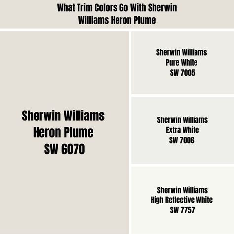 Sherwin Williams Heron Plume Walls, Herron Plume Sherwin Williams, Sw Heron Plume Walls, Heron Plume Sherwin Williams Exterior, Heron Plume Sherwin Williams Living Room, White Heron Sherwin Williams, Sw Heron Plume, Heron Plume Sherwin Williams, Sherwin Williams Heron Plume